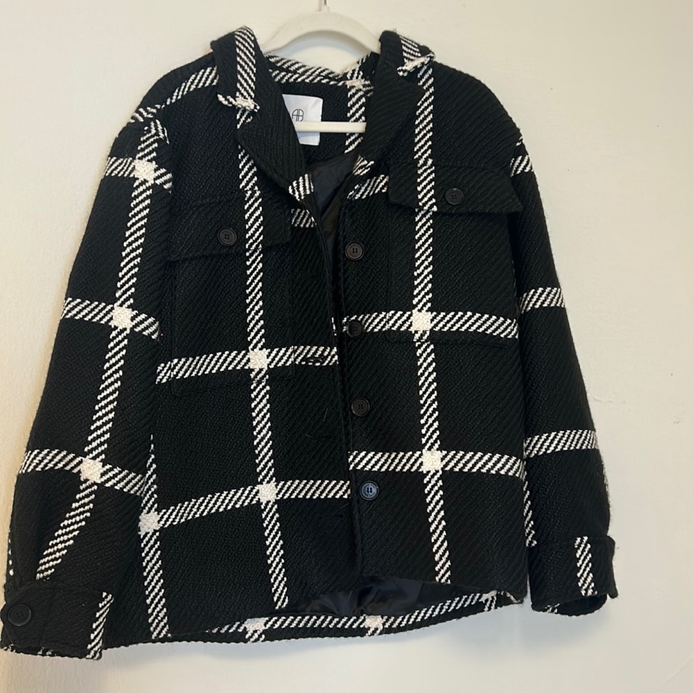 Anine bing plaid jacket